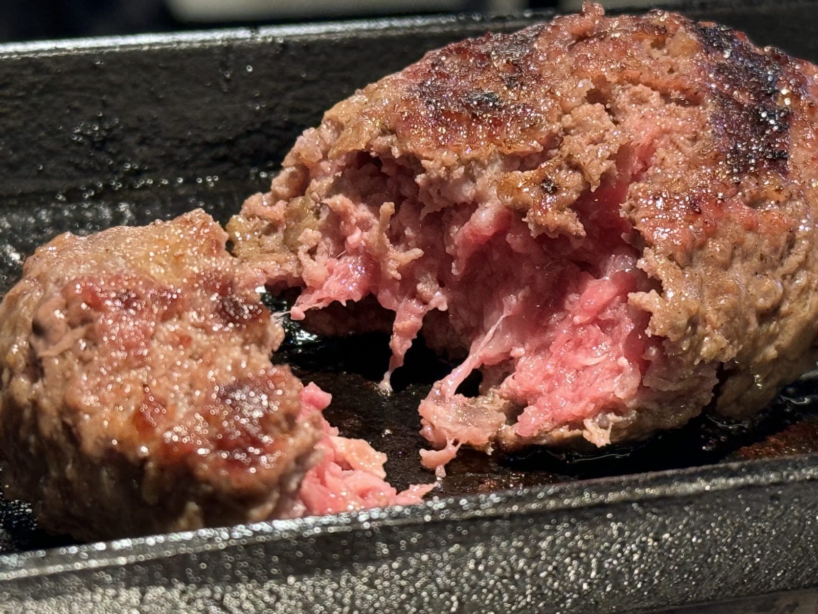 ニクノトモシビの炭火焼きハンバーグ